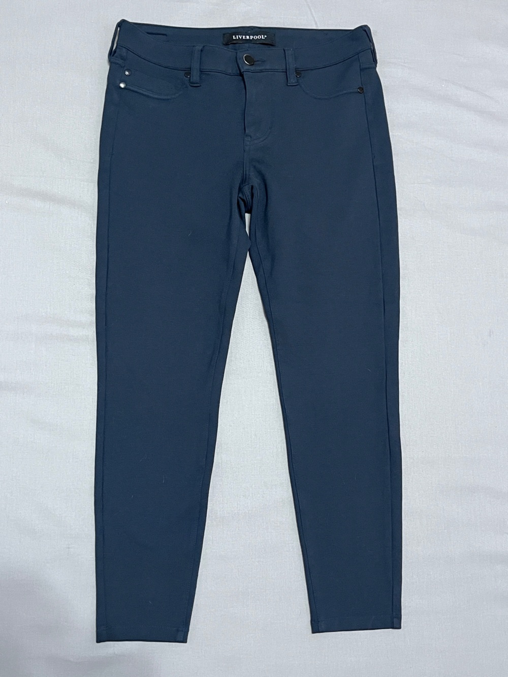 Liverpool Navy Skinny Ponte Pants Size 26